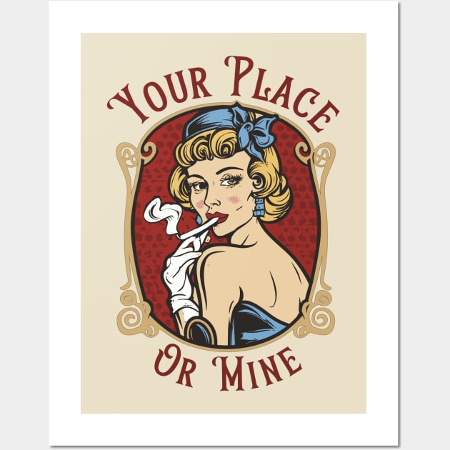 Your Place or Mine Wall Art by Blended Designs